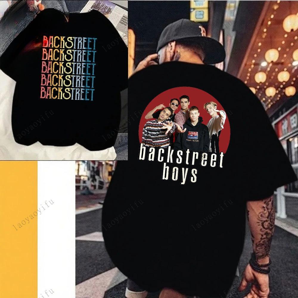 2026 New Unisex Plus Size Black Backstreet Boys Vintage Graphic T Shirt 90s Pop Boy Band Las Vegas Sphere Tour Fan Gift BW8U