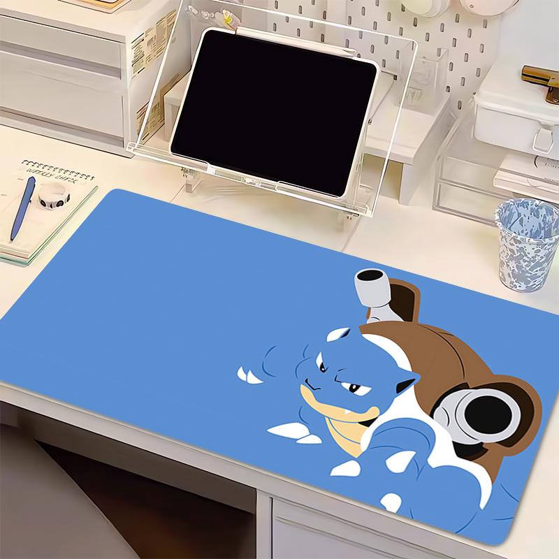 Mouse Pad Professional E-sports Speed PC Gaming P-Pokemon Squirtle Rubber Keyboard Pad Notbook Desk Mat Mousepad For Best Gift