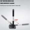 Windshield Cleaning Tool Windshield Cleaning Rod Automatic Window Cleaner With 4 Reusable Cloth Pads Car Cleaning Accessories