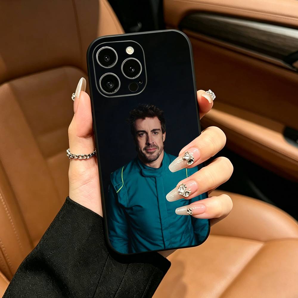 Spain- F-Fernando A-Alonso FA Phone Case For iPhone 17,16,15,14,13,12,11 Pro Max,16/15/14Plus,XS Soft Black Cover
