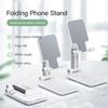 Live Phone Stand Multifunctional Telescopic Folding Mini Phone Holder Foldable Mobile Phone Bracket Desk for Iphone Ipad Xiaomi Huawei Samsung Tablet