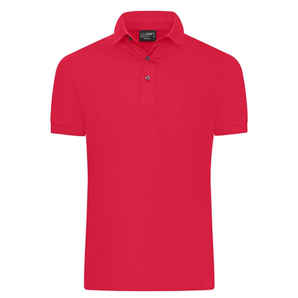 James and Nicholson Mens Mercerised Slim Polo Shirt