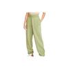 Nike Solid Color Logo Pattern Casual Knit Sports Pants Women bottoms Green DQ5888-334