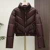 2025 European Down Cotton Jacket Women's Short Maillard Niche Design Puff Winter American Retro Bread Jacket