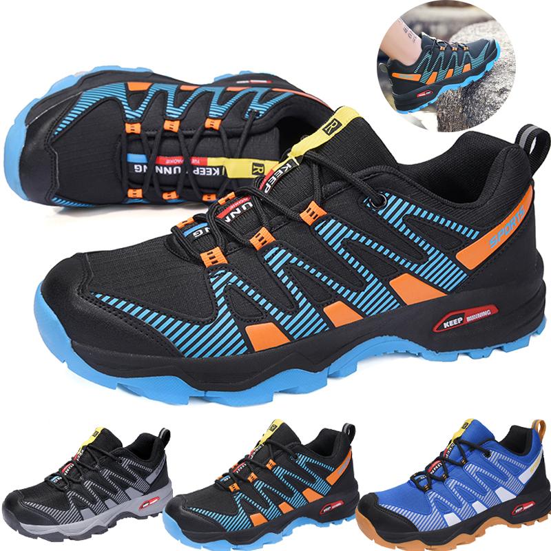 New Men'S Mountaineering Shoes, Cycling Shoes Solomon Outdoor Tourism Hiking Shoes Breathable Lightweight Anti Slip Shoes