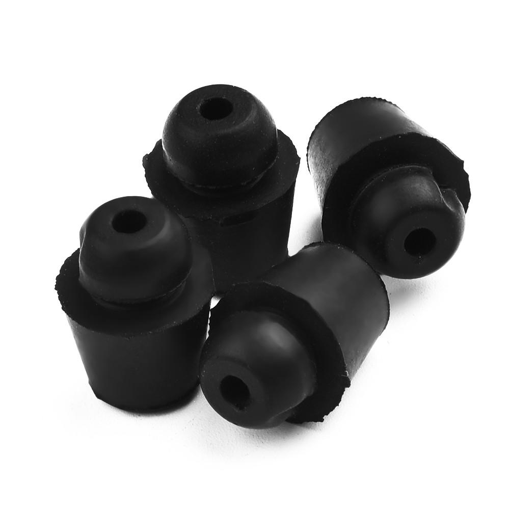 4Pcs Universal Car Door Dampers Buffer Pad Cover Anti Shock Rubber Stop Door Protection Cushion Rubber Interior Part Accessories Interior Mirrors 6