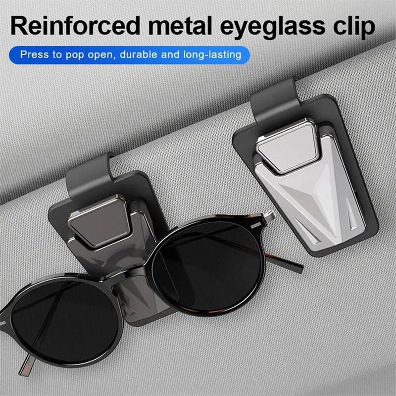 Car Sunglass Holder auto Visor Holder Clip Eyeglass Organizer automobile Sunglasses Holder Glasses Clip Decoration Accessories