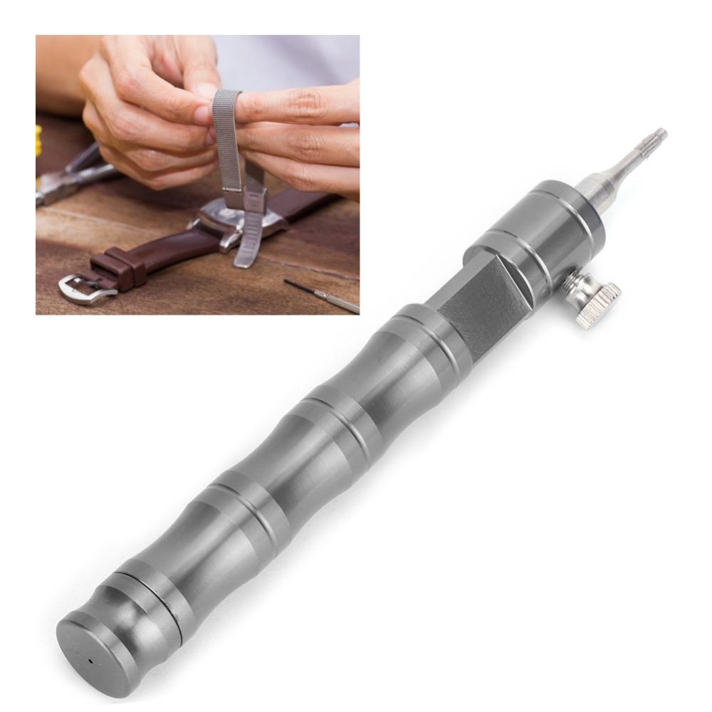 Gray Watch Crown Tube Remover Metal Watch Crown Tube Tool Repairing Watch Repairing Tool Strap Fix