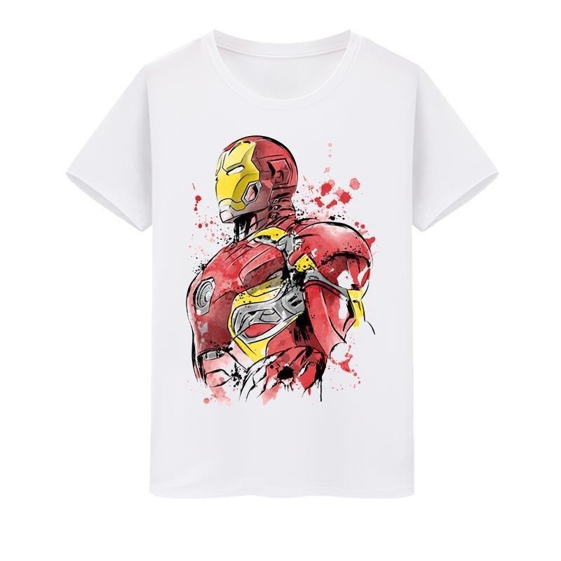 

2026 New Fun Trend Iron Unisex Print Fashion Spring Unisexs Short Sleeve ParentChild Loose Comfortable TShirt S