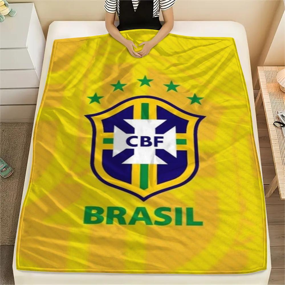 1Pc cbf Print Flannel Blanket, High quality Comfortable for All Seasons, Home Decor, Warmth and Comfort, Perfect for Christmas GiftS