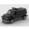 206PCS MOC Van Model Building Block Set Educational Toy with Detachable Roof for Boys