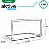 Football Goal 200x100x100cm-Active