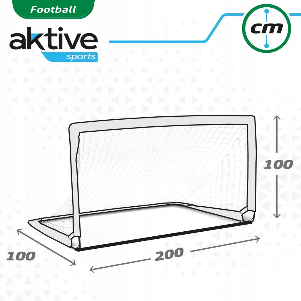 Football Goal 200x100x100cm-Active