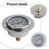 14PT Axial Pressure Gauge with Shock Resistant Edge 0 250KG Oil Pressure Measuring Instrument for Factory and Workshop Use