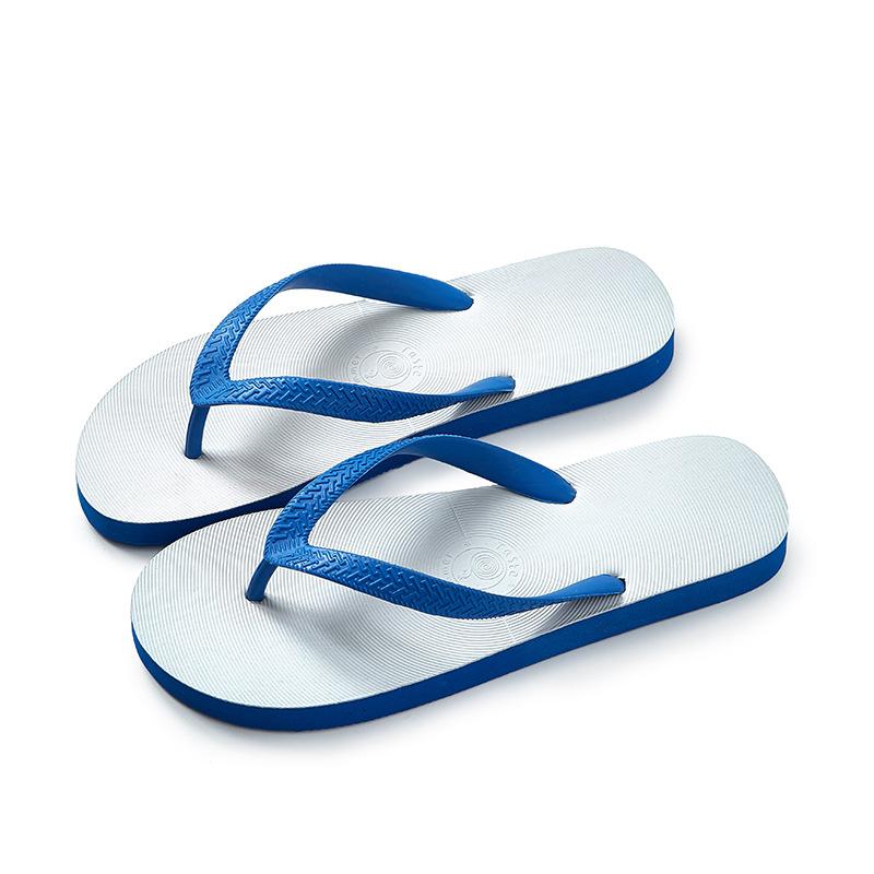 Flip-flops for Men and Women Summer Non-slip Rubber Personalized Pinch Foot Wear-resistant Indoor and Outdoor Wear Beach Slippers Men