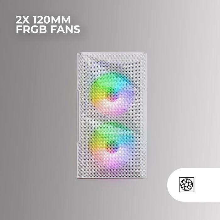 Boîtier Gaming - MARS GAMING - MC-ME - Compact MicroATX - Éclairage FRGB - Verre Trempé