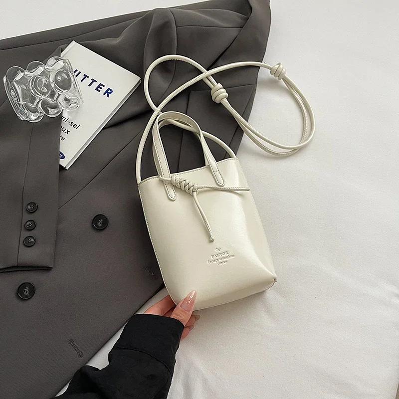 LEFTSIDE-Mini PU Leder Umhängetaschen für Frauen Schulter Tasche Rot Dame Handtaschen Koreanische Mode Trend