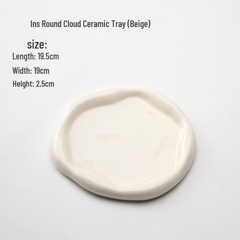 Nordic Ceramic Jewelry Tray & Candle Display for Keys
