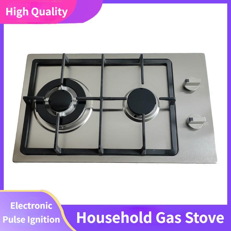 3.3kw/1.75kw Cookware Gas Cooker Household Embedded Stove Stainless Steel Panel Gas Stove Kitchen Cooking Appliance