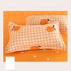 Four-piece Bedding Washed Cotton Single Double Student Three-piece Bed Linen Quilt Cover Pillowcase