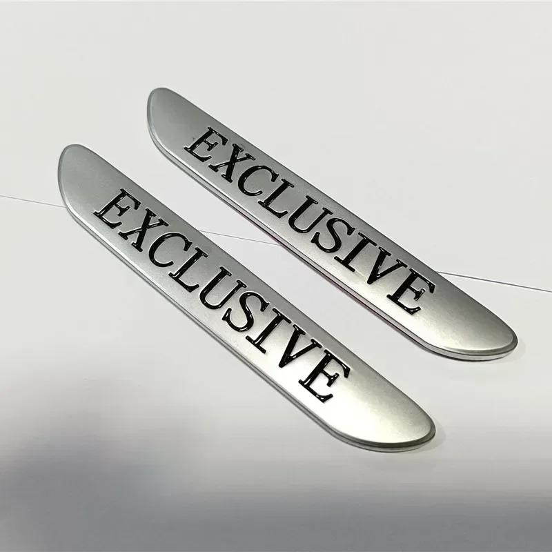3D Metal  Side Fender Stickers Emblem Badge Car Styling Accessories