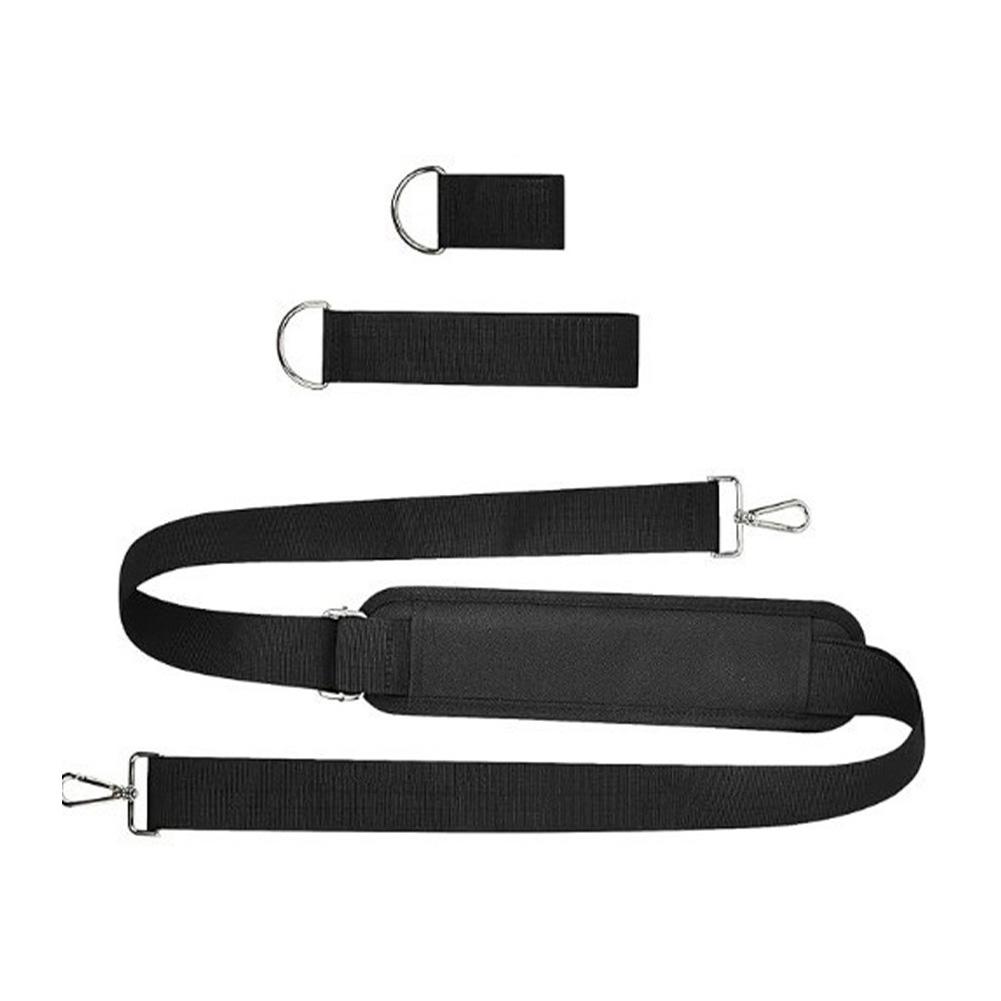 Black Shoulder Strap Compatible With Major Brands Accessory String Trimmer Harness Balanced Weight Distribution