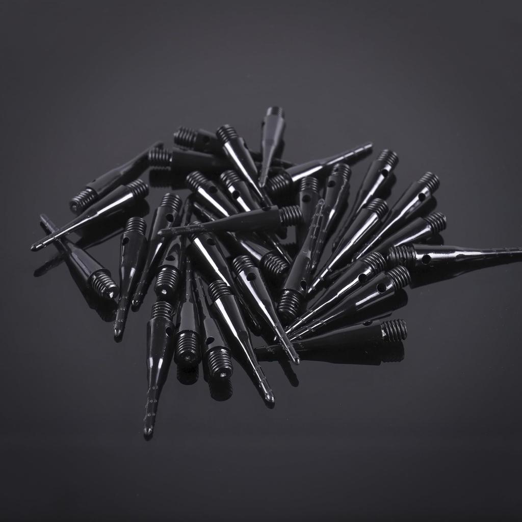 CyeeLife Darts Tips Plastic 200 Pcs Premium Soft Darts Tips 2BA Thread Soft Darts Replacement Tips Durable Black 200pcs