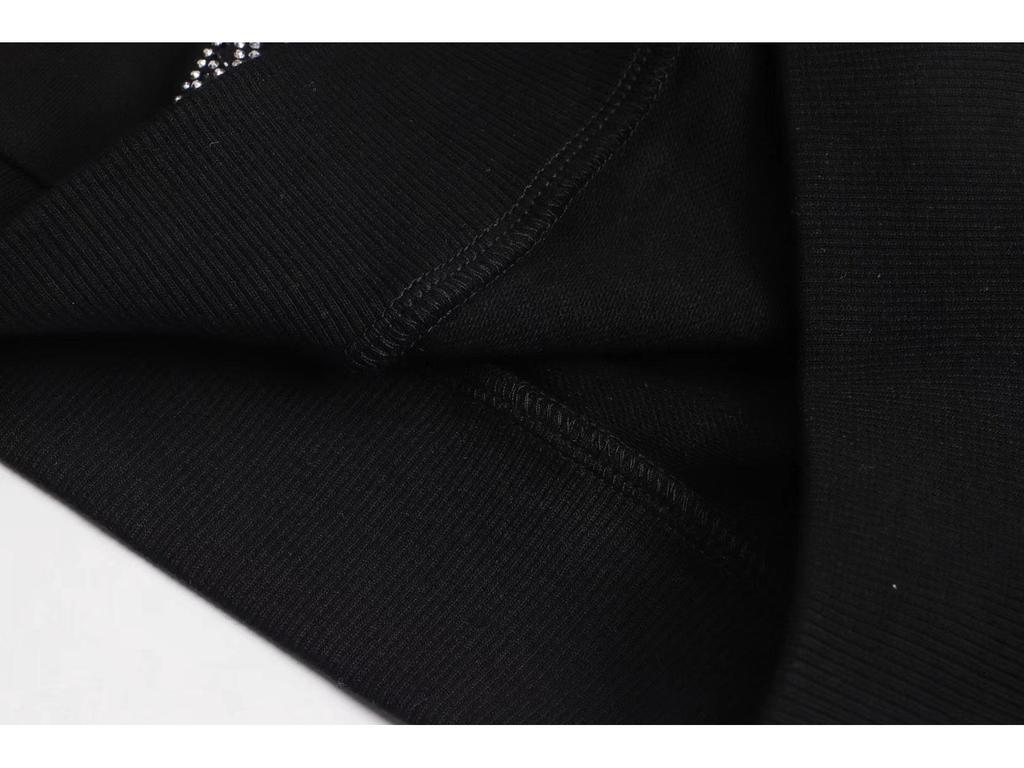 Philipp Plein Men's Rhinestone Skull Hoodie - Trendy Autumn/Winter Street Style Fashion