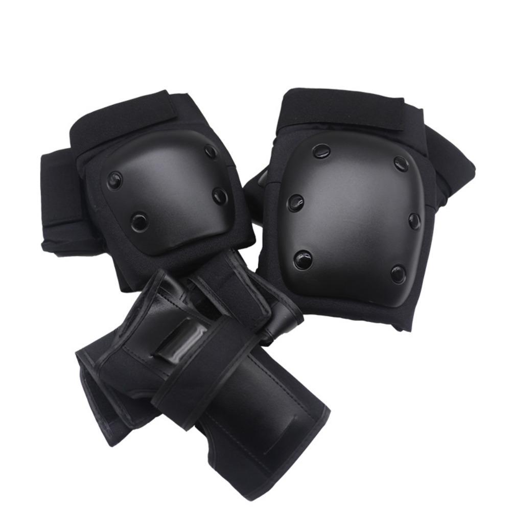 Roller Skating Knee Protector Set, Thickened Edition, Adult, Children, Sports Protector, Roller Skating Set, Ski Protector, 6-piece Set