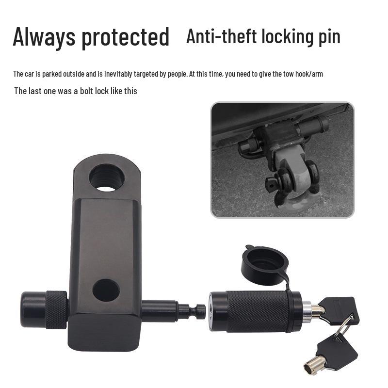 Anti-theft RV Trailer Hitch Pin Lock & Extended Bar Accessories