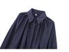 2024 Autumn/Winter Women's European & American Style Long Sleeve Poplin Loose Casual Top