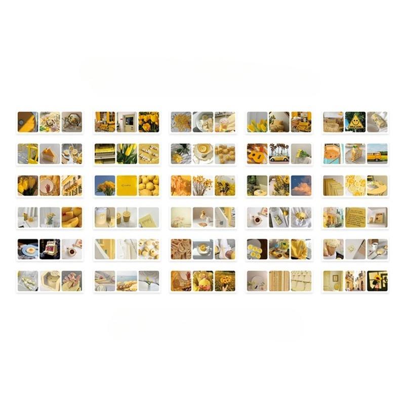 30pcs/pack 90patterns/pack Ins Material Stickers Book Scrapbooking Junk Journal Creative Stationery DIY Deco Stickers