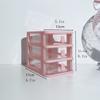 Multifunctional Desktop Storage Drawer Box with Pen Holder and Hair Accessories Storage Rack, Multi-layer Jewelry Box