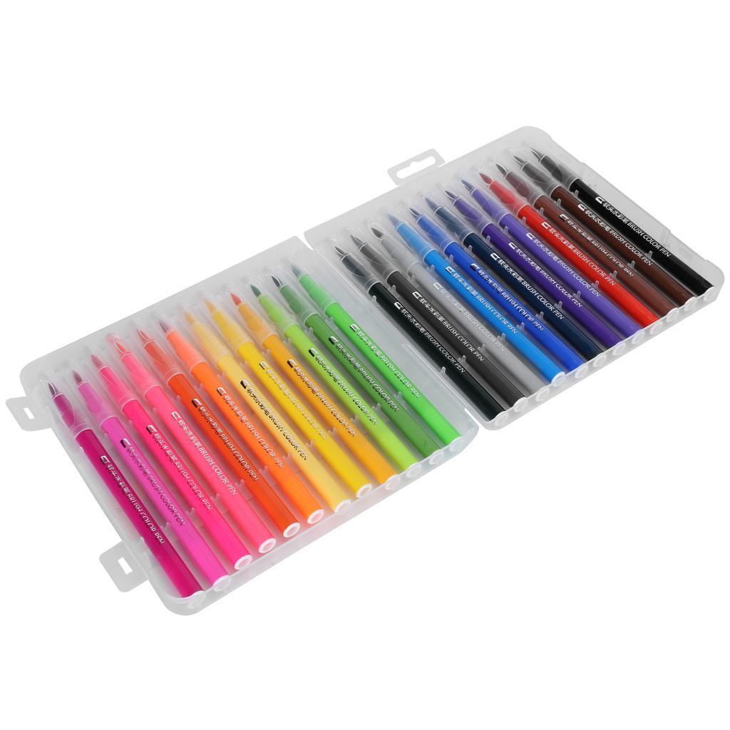 Watercolor Pen Drawing Assorted Colors Fineliner Tip Art Markers Painting Supplies