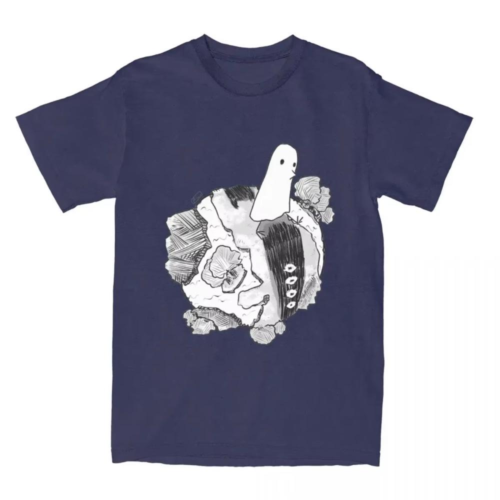 

Манга Oyasumi PunPun Одежда Футболки Мужские Женские Спокойной ночи Punpun Винтажная Графическая Печать Одежда XXXXXL темно-синий