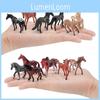 World Famous Horse Pvc Model Set Static Figurines Animal Collection For Display And Gift