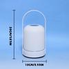 Portable USB Charging Night Light Tri Color Dimming Lamp for Restaurants Bedrooms Bars Outdoor Camping