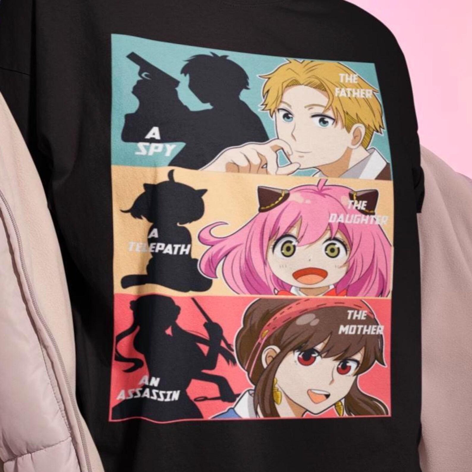 Spy X Family Anime Shirt – Anya Forger Tee,Loid Forger T-shirt 2XL