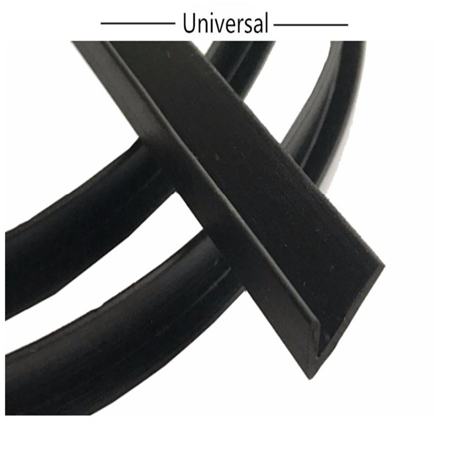 4M Black Car Front Rear Side Door Window Edge Sealed Strip Trim Weatherstrip