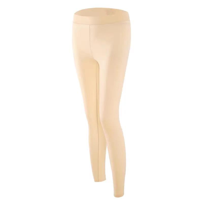 Hyaluronic Acid Seamless Women's Base Layer Set - Skin-Enhancing, High-Elasticity Warm Autumn Top & Trousers