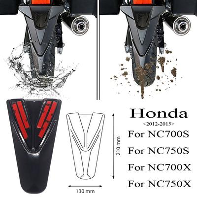 Motorcycle Rear Mudguard Fender Rear Extended Protector For Honda NC750X NC750S NC700X NC700S 2012-2015 NC750 NC700 X S NC 700