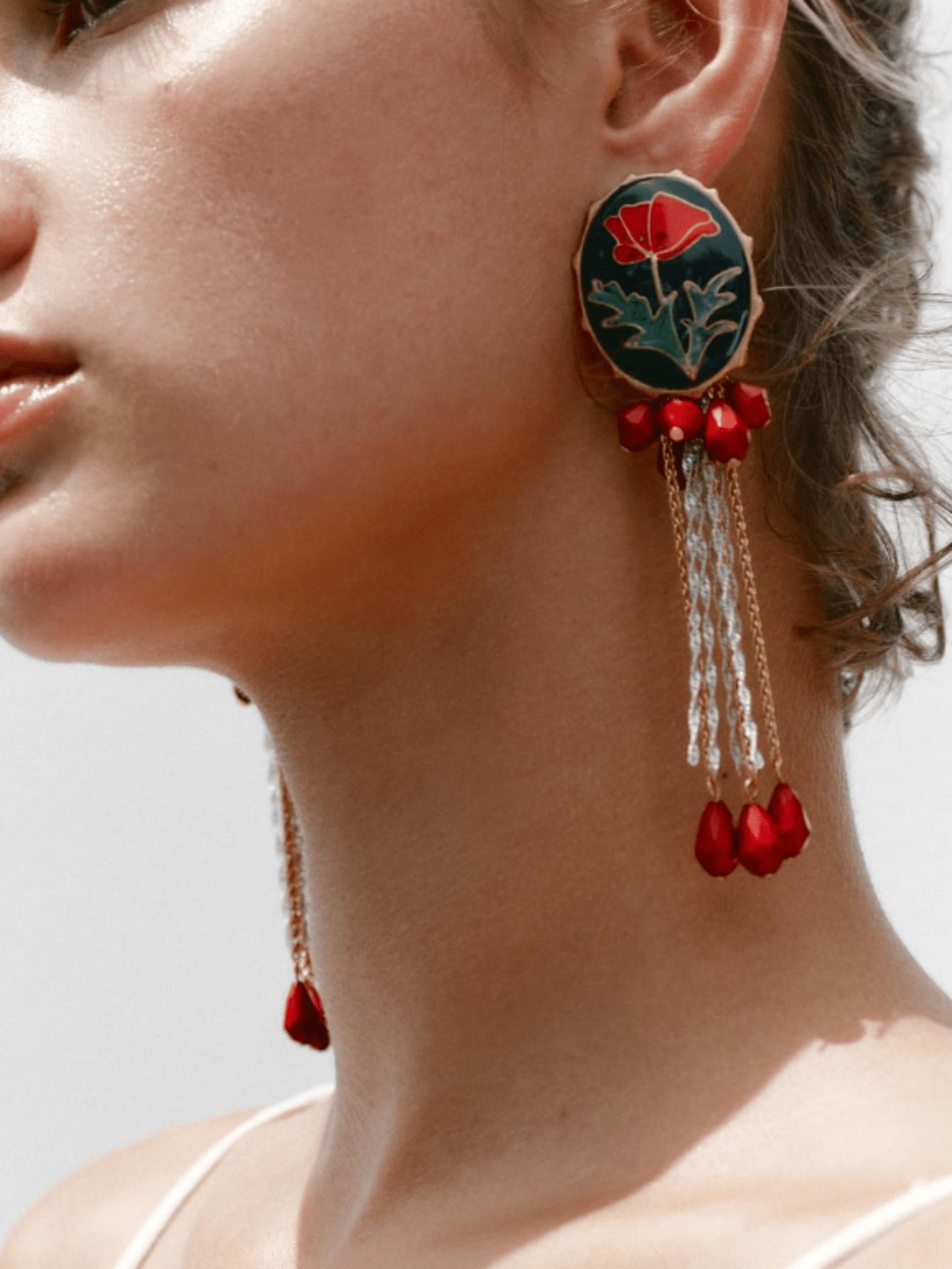 

Модные серьги-подвески для женщин разноцветный