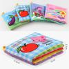 Baby Cloth Books Fruits Vegetable Animals Cognize Sensory Early Learning Educational Toys for Toddlers 0 12 Months English Books