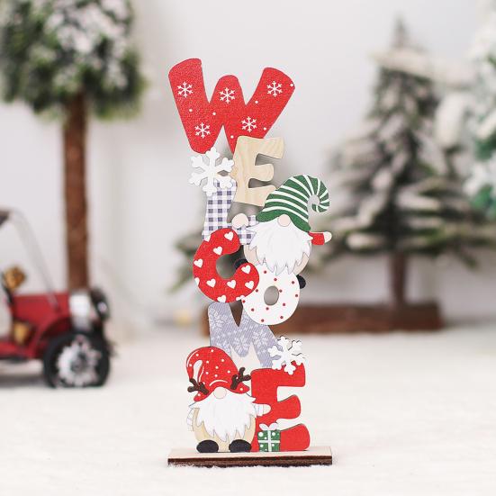 Christmas Decoration Hollow Out Elegent Style Wooden New Year Gift Reusable Party Durable Christmas Gifts Decoration For Household Decoration