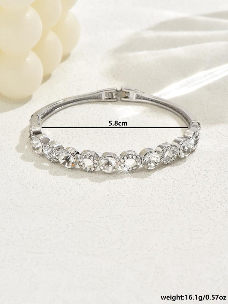 1PC women's fashionable and minimalist alloy ring bracelet, bracelet, date, travel, banquet, party, holiday dressing gift
