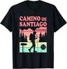 Novelty Camino De Santiago TShirt Unisex O Neck Pure Cotton T Shirts Short Sleeve Top Printed Tee high quality Streetwear
