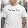 European Sizes Focus Motivational Tee | Christianity Funny T-Shirts for Men, Fashionable, Printed, Machine Washable, Crew Neck