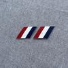 UK Italy Germany flag car sticker metal car logo car scratch sticker leaf board personalized logo logo decoration