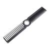 Rotatable Styling Cutting Comb with Fidget Spinner Center Rotating Comb for Thick Thin Curly Long Short Hair Black