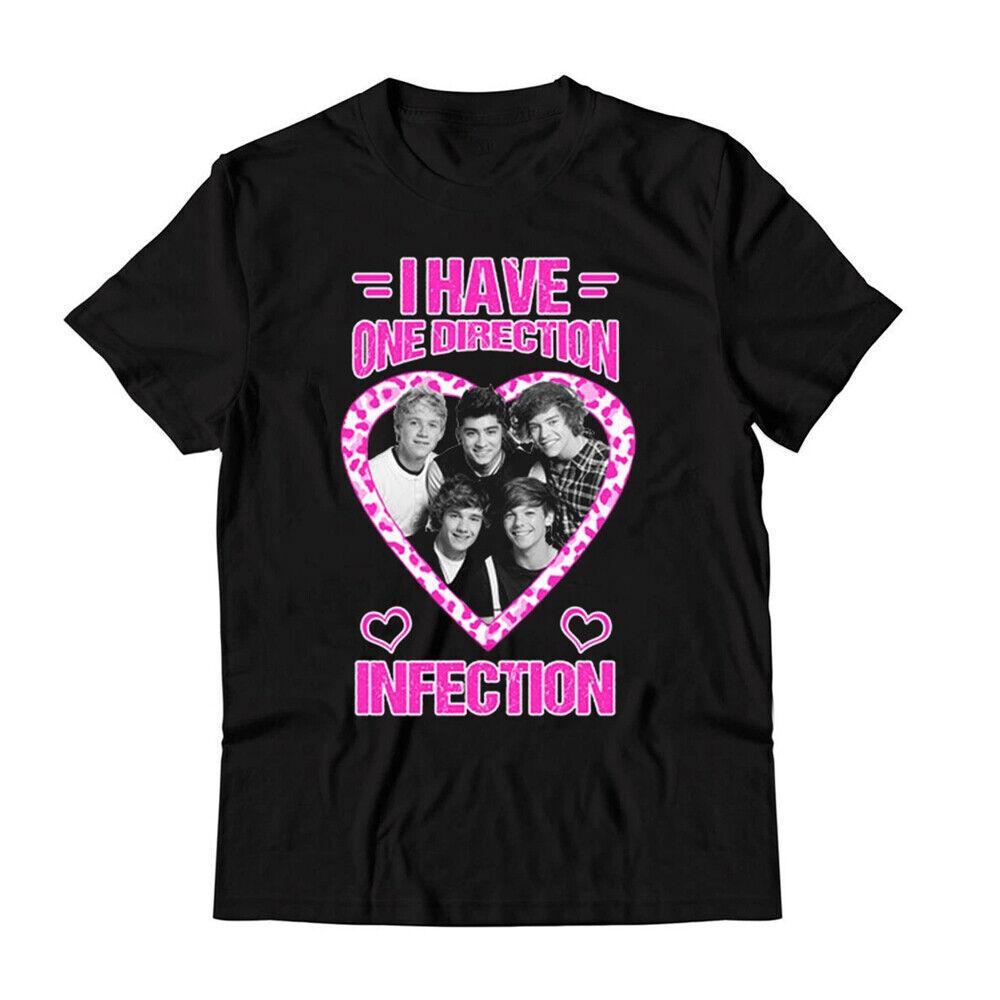 One Direction I Have One Direction Infection Cotton Black All Size Shirt DI230 Unisex T-Shirt L
